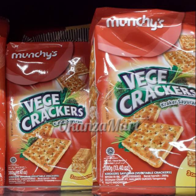 

Munchy's Munchys Vegetable Crackers 380gr