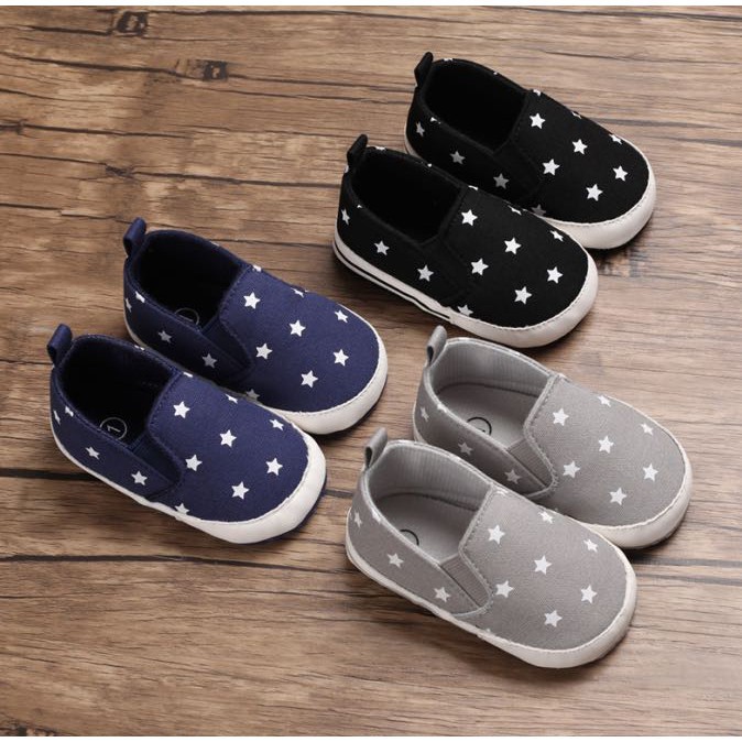 LittleAaron D06 LITTLE STARS Sepatu prewalker bayi dan anak perempuan newborn 3-18 bulan