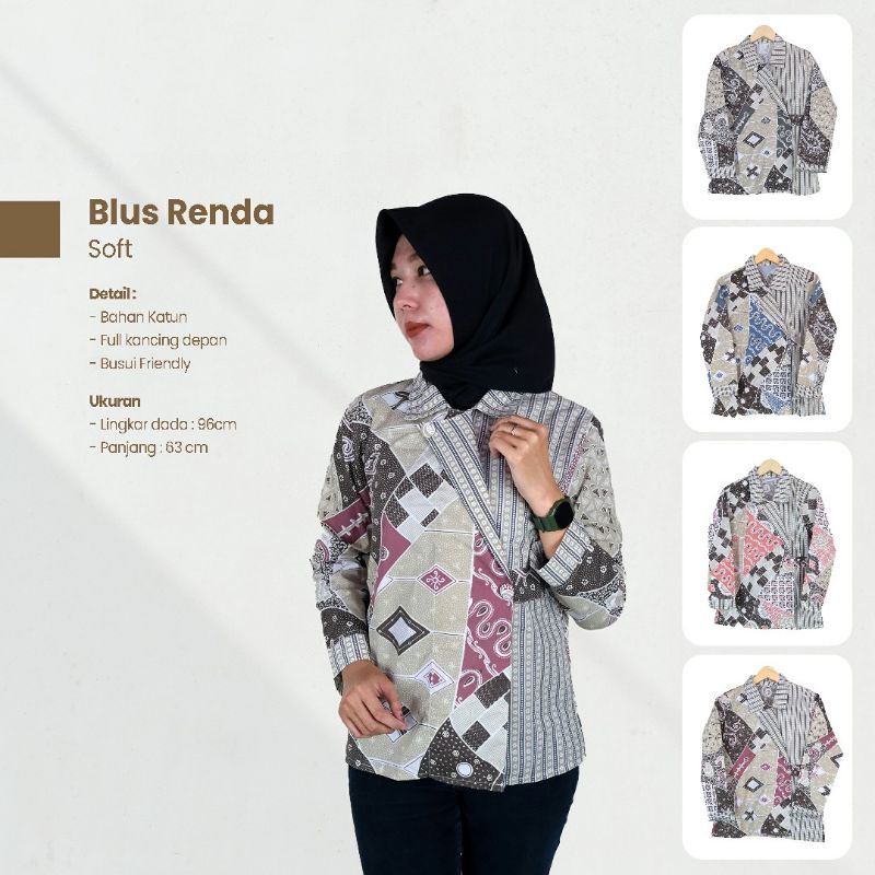 Blus Batik Soft Matt Katun - Naira Batik