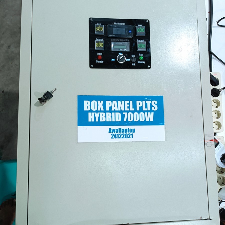 box panel PLTS panel surya solar panel hybird 7000w epever 100A