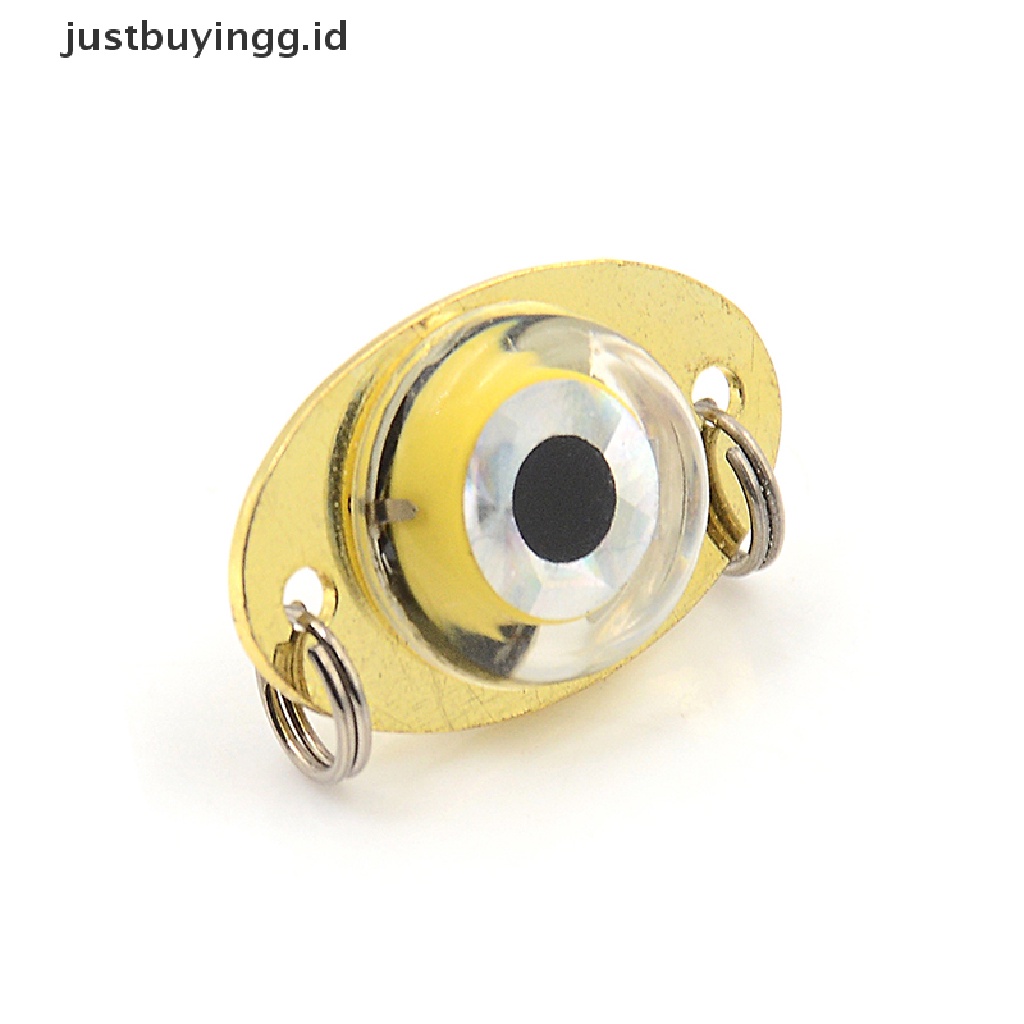 (Justbuyingg.Id) Lampu Flash Led Mini Bawah Air Bentuk Mata Untuk Memancing Cumi-Cumi