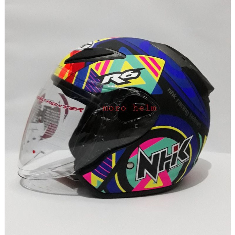 helm nhk r6 motif pigment black doff