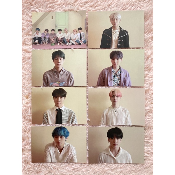 BTS Official Persona Broadcast Photocard RM Namjoon Jin Suga Yoongi J-Hope Hoseok Jimin Taehyung V J