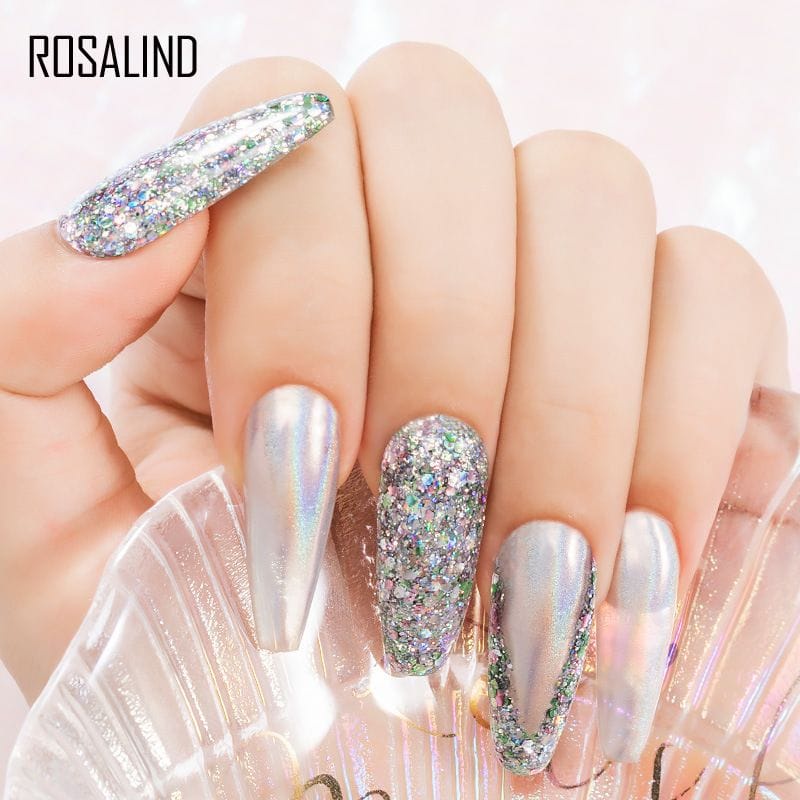 ROSALIND Starlight Diamond Gel 5ml/ Kutek / Cat Kuku/Kutek UV Gel/Kutek Gel UV/Kutek Glitter/UV LED Nail Polish/Nail Gel