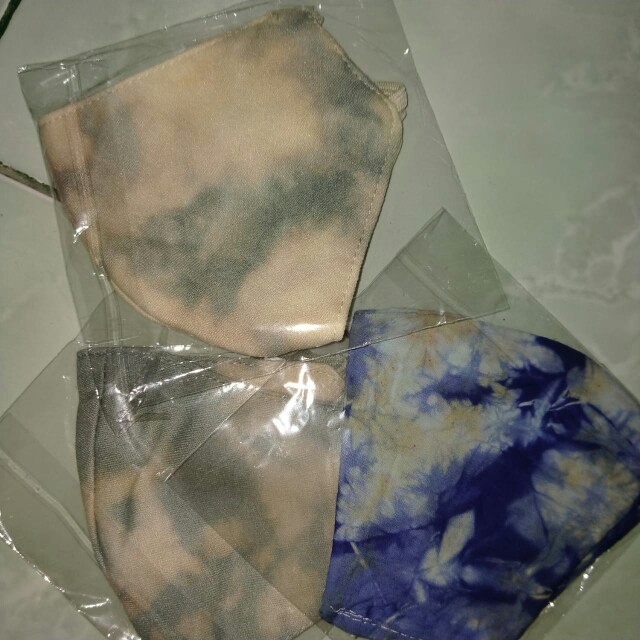 Masker Tie Dye / Masker Tie Dye / Masker Tay Dye / Masker 2 Ply Hand Made