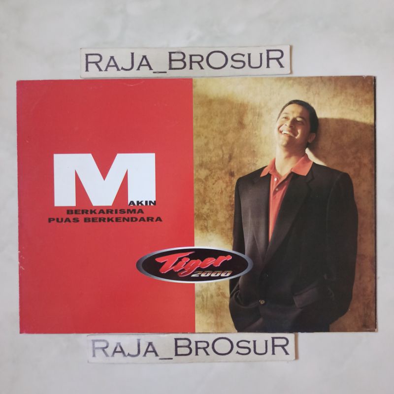 Poster brosur katalog leaflet jadul lawas Honda Tiger 1997