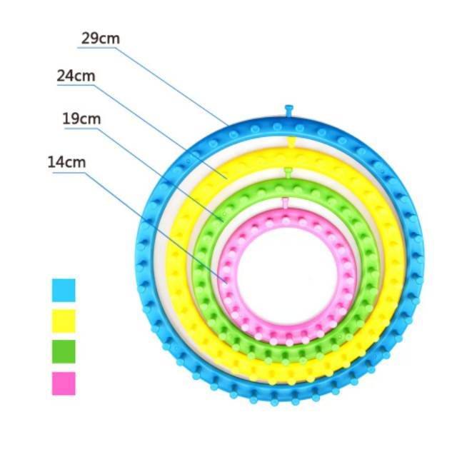 Knitting loom bulat set/ round knitting loom set