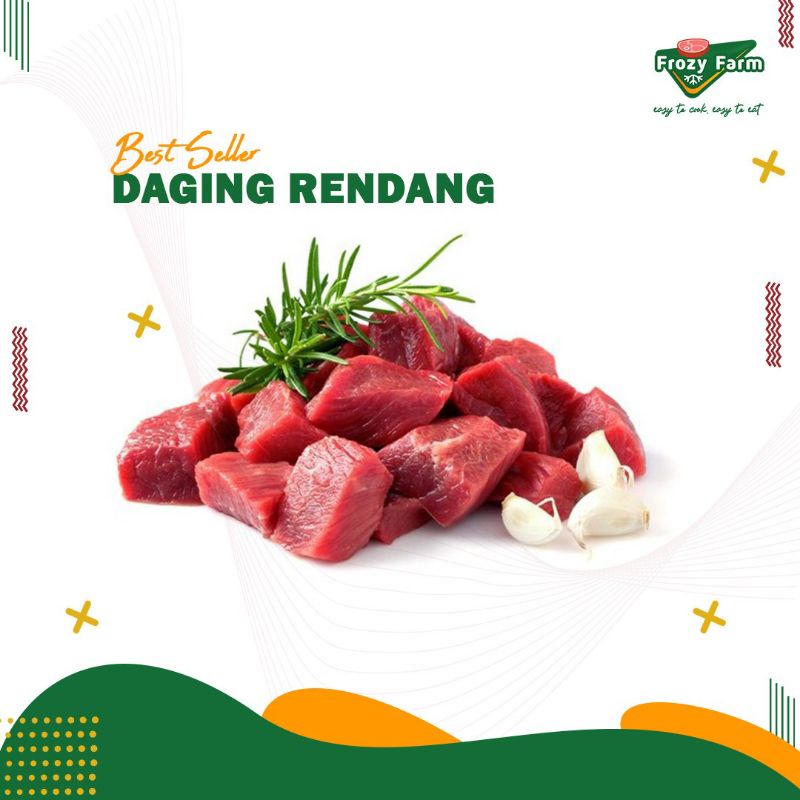 

Premium DAGING RENDANG HALAL / Rawon / SOTO 500 GRAM