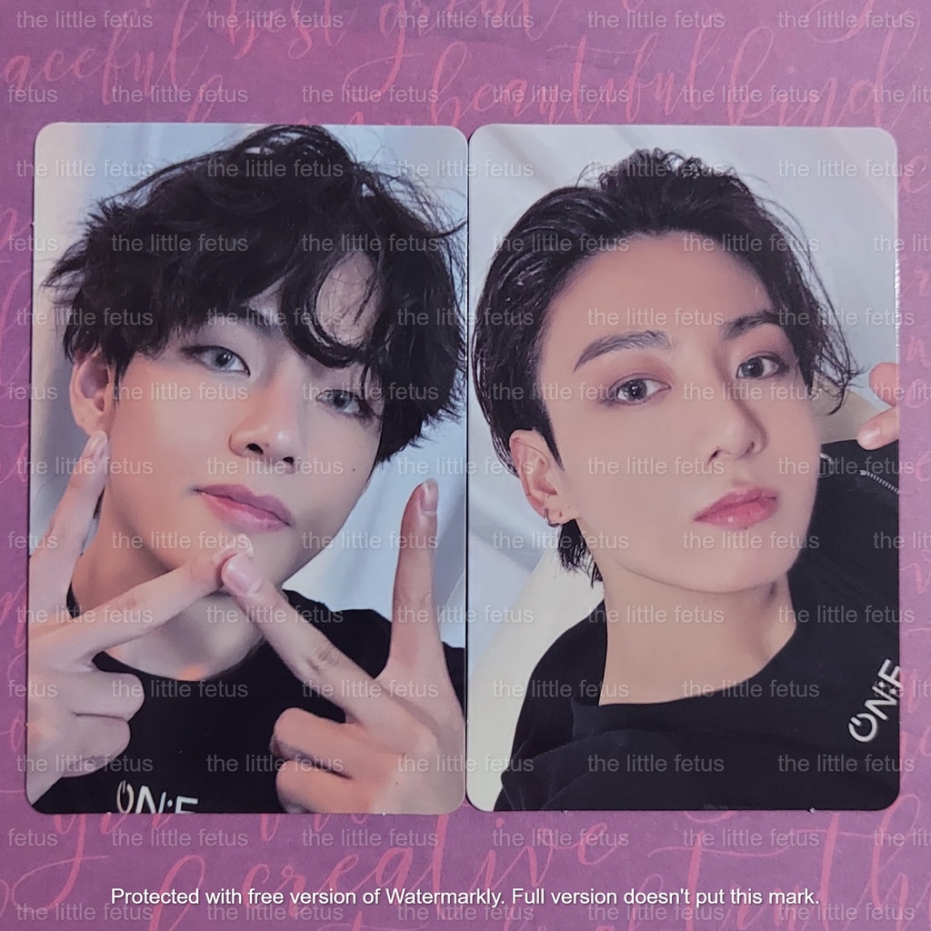 [❗❗READ DESC❗❗] BTS OFFICIAL PHOTOCARD PC MAP OF THE SOUL ONE BLURAY MOTS BR TAEHYUNG V JUNGKOOK JK