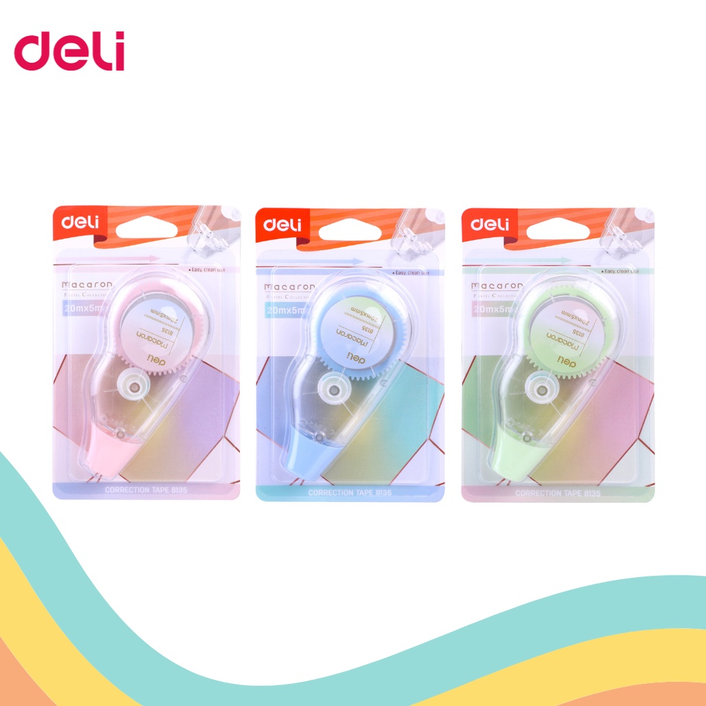

SALE…!!! CORRECTION TAPE DELI E-8135 (1 PCS)