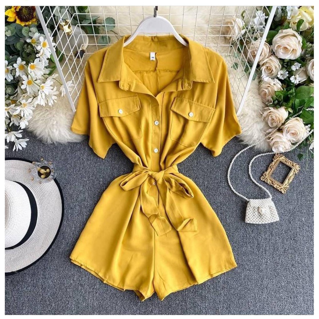 B03 Jumpsuit Weni bahan twistcone fit to L