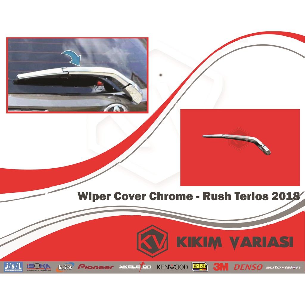 Cover Wiper All New Rush Terios 2018 Chrome