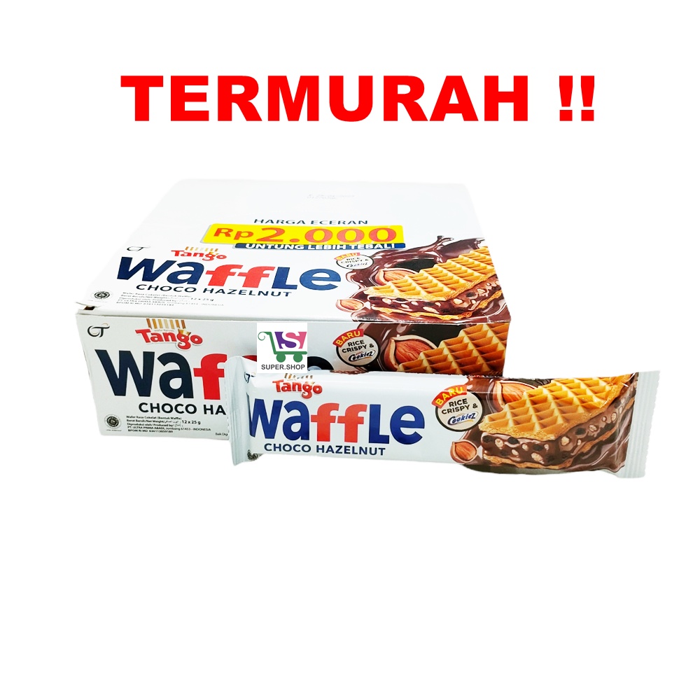Tango Waffle Choco Hazelnut Wafer / Mocha PACK (isi 12 pcs)
