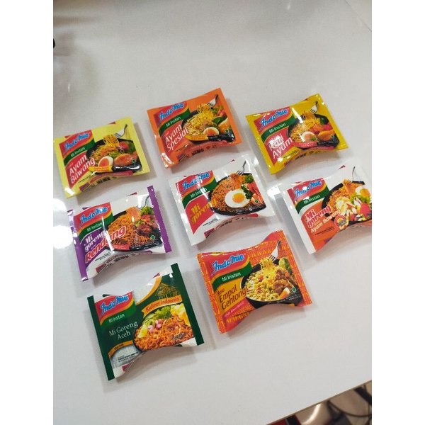 Magnet tempelan kulkas miniatur snack kualitas premium pilih motif