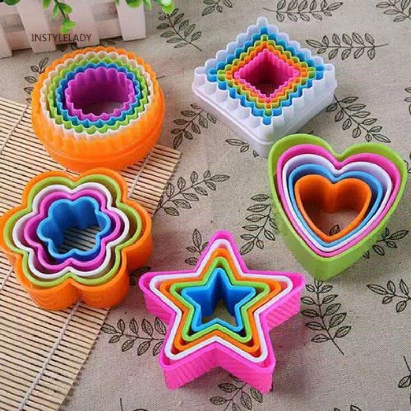 Set cutter isi 5 pcs beragam bentuk