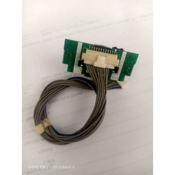 joystick dan Ir LG tv  untuk seri board lw45a/lb45s  12pin kabel