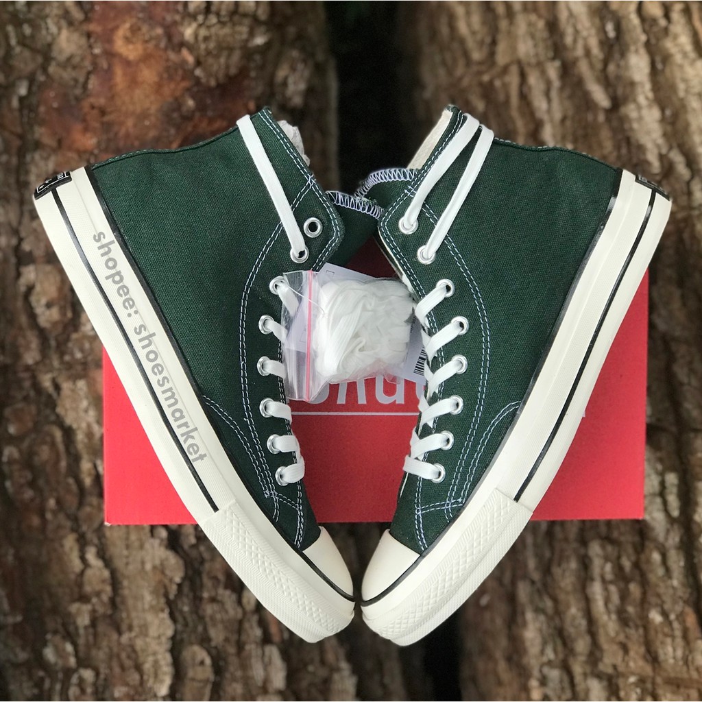 SEPATU CONVERSE 70S HIGH GREEN HERBAL ALL STAR CHUCK TAYLOR OBRAL MURAH