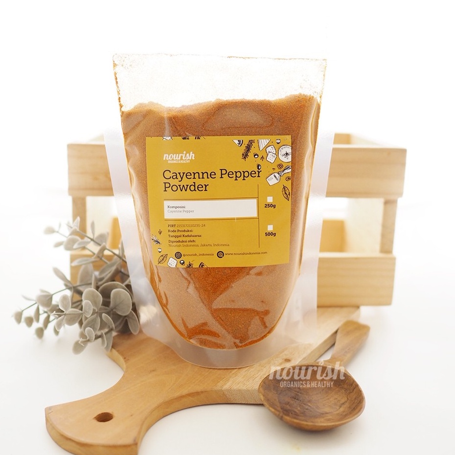 

Nourish Indonesia, Cayenne Pepper Powder 250 gr-Jkut