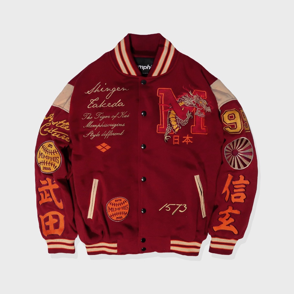 VARSITY JACKET - TAKEDA (full red edition)