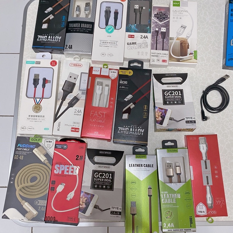 STOCK CUCI GUDANG KUALITAS BAGUS HARGA MURAH Adptor/ Kabel Data / Earphone /Speaker bluetooth DLL