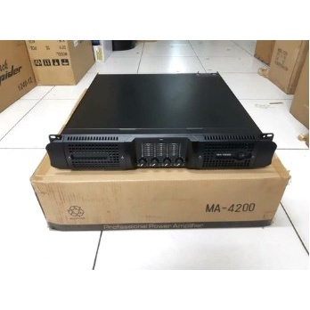 Power Amplifier Megavox Ma4200 Original Ampli 4 Channel Designed In Usa Ma 4200 ( Bayar Ditempat )