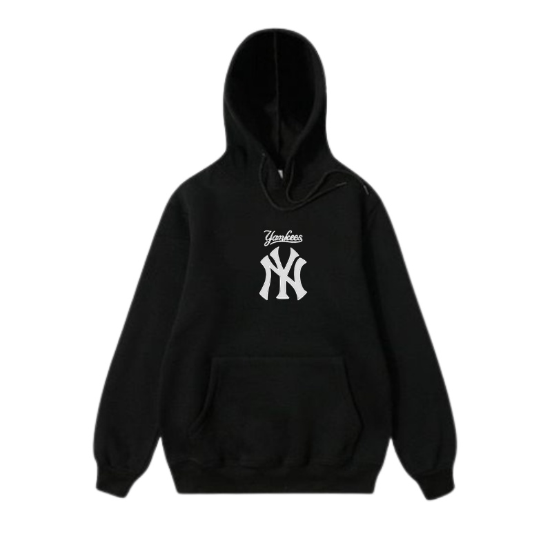 Jaket Hoodie Yankes Newyork Logo NY Cream Premium | Hoodie Yankes NY | Hoodie NY logo Simple