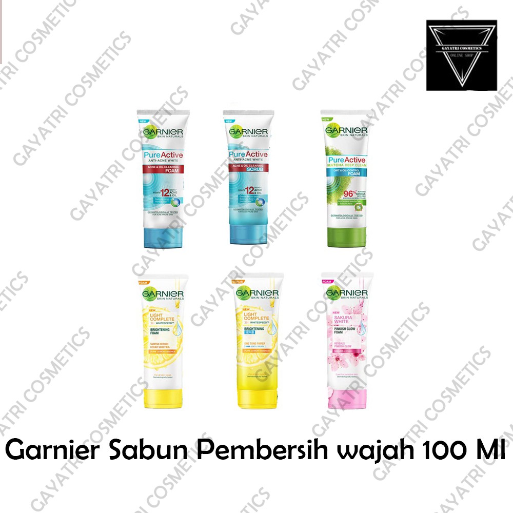 Garnier Sabun Pembersih wajah 100 Ml