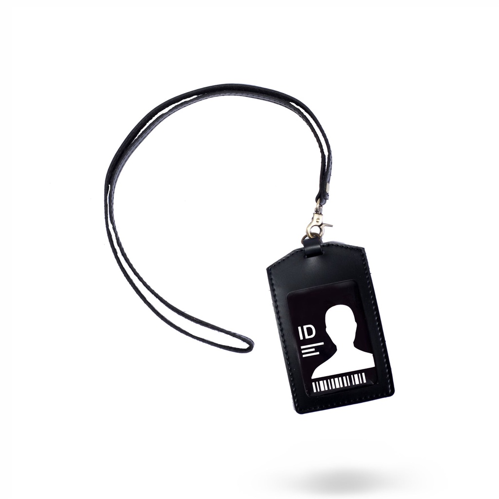 

ID CARD KALUNG HOLDER PATUK NAME TAG SOUVENIR WARNA HITAM