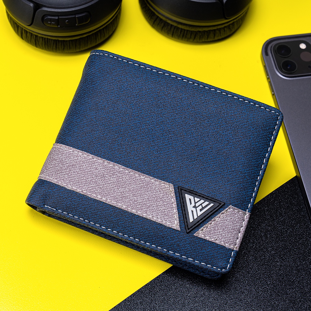 RAMEJA Fashion Dompet Pria Bahan Kulit PU Premium Synthetic Leather RMJW07-5