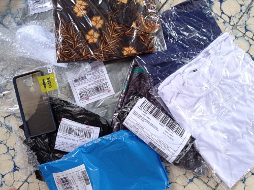 Tey-17 Batik Wanita Asj Sa Hrb026 Kenongo Kemeja Tosca Pendek