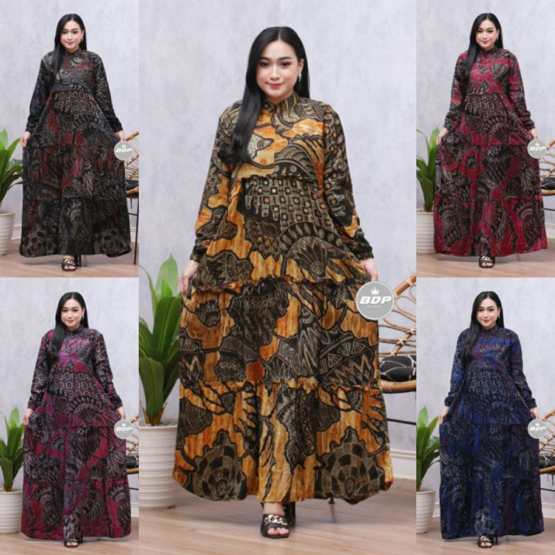 GAMIS TUWIL SUSUN MALAMAN KOMBINASI TULIS