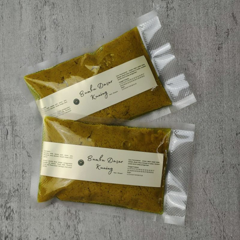 SATUMEJA - bumbu dasar putih / kuning / merah / hijau / oren / bumbu MPASI  [kemasan ekonomis]