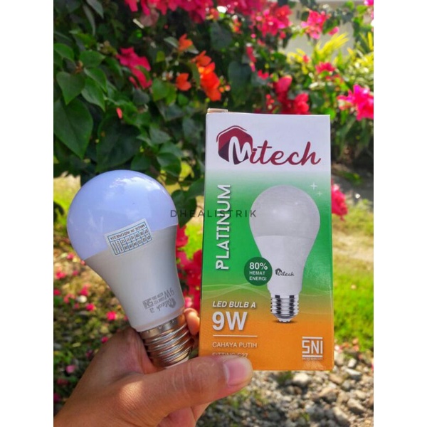 Lampu LED bulb 9 watt