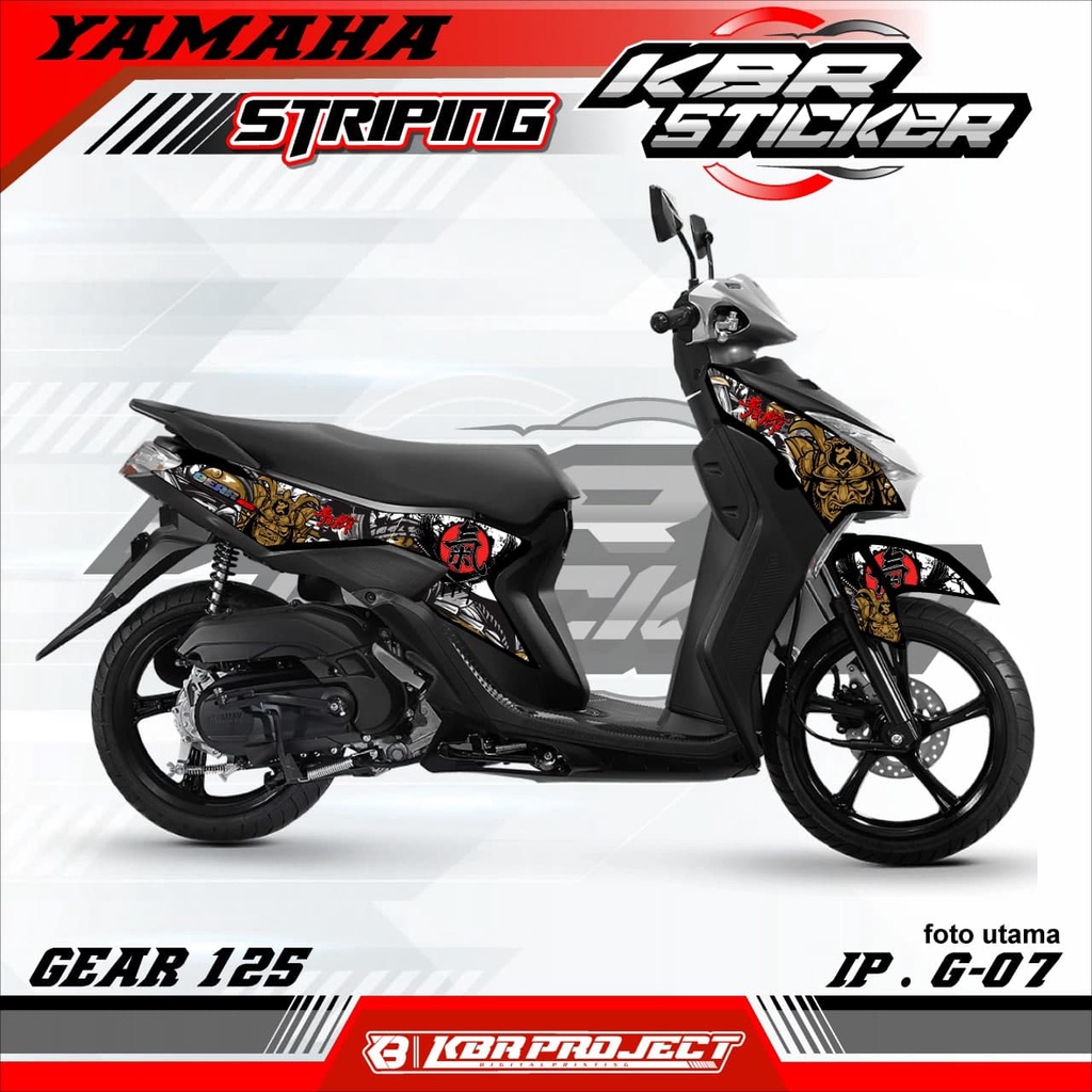 (COD) STICKER STRIPING GEAR 125 - STICKER STRIPING GEAR 125.07