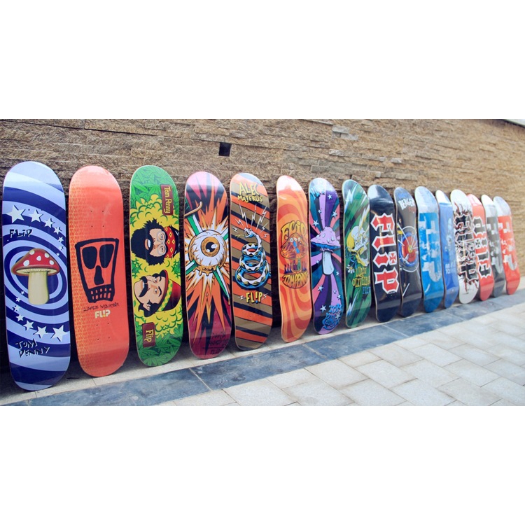 FLIP skateboard deck 31x8inch 80cm deck pro deck skateboard DoubleKICK TAIL filp Profesional Untuk Dewasa