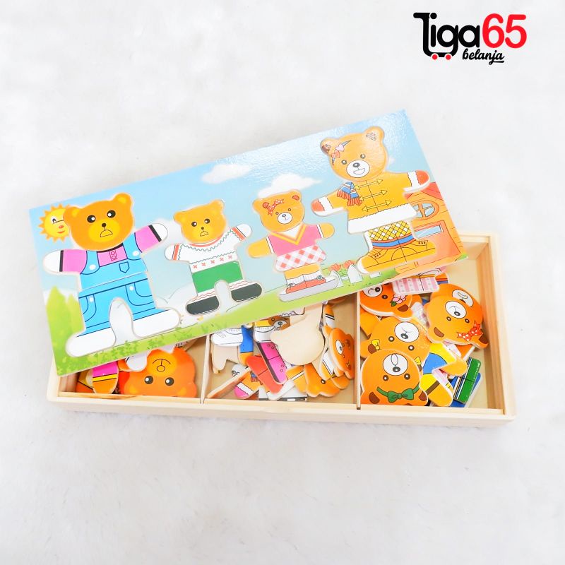 365 Mainan edukasi Maenan Kayu / PUZZLE KAYU 8403