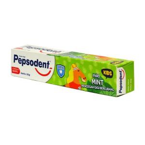 PASTA GIGI PEPSODENT KIDS 50g STRAW, ORANGE, MINT