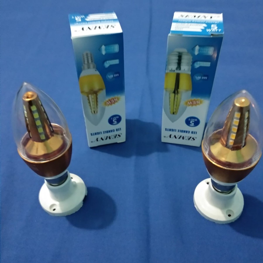 Dudukan Lampu e14 + Lampu