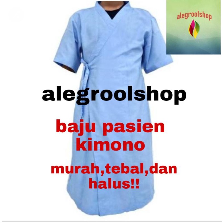 READY STOK BAJU KIMONO BAJU PASIEN BAJU ORANG SAKIT MURAH TEBAL HALUS