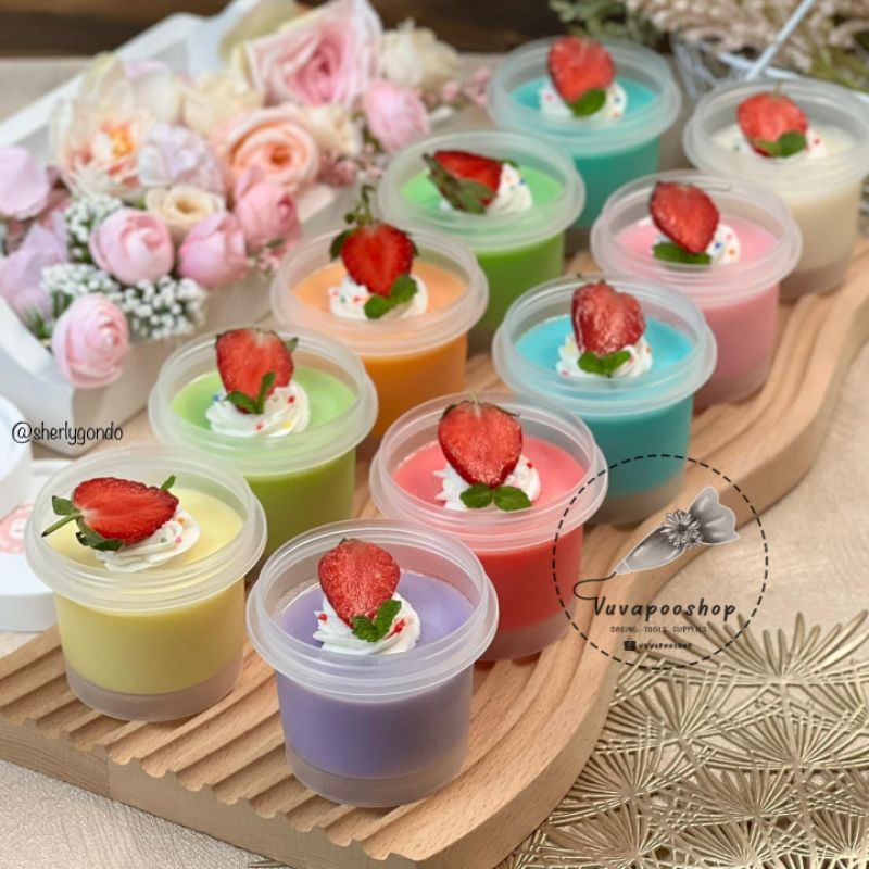 Cup Gelato isi 10pcs / Cup Ice Cream Gelato / Gelas Eskrim Gelato Cup