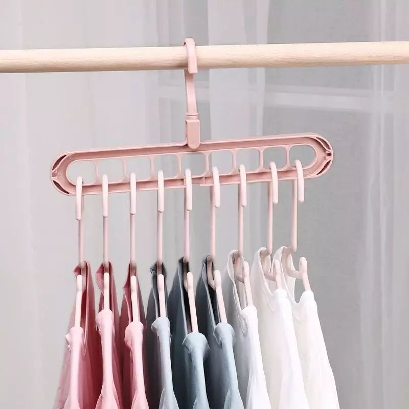 Gantungan Baju 9 lubang Magic Hanger Instant 9 in 1 Gantungan Baju 9 in 1