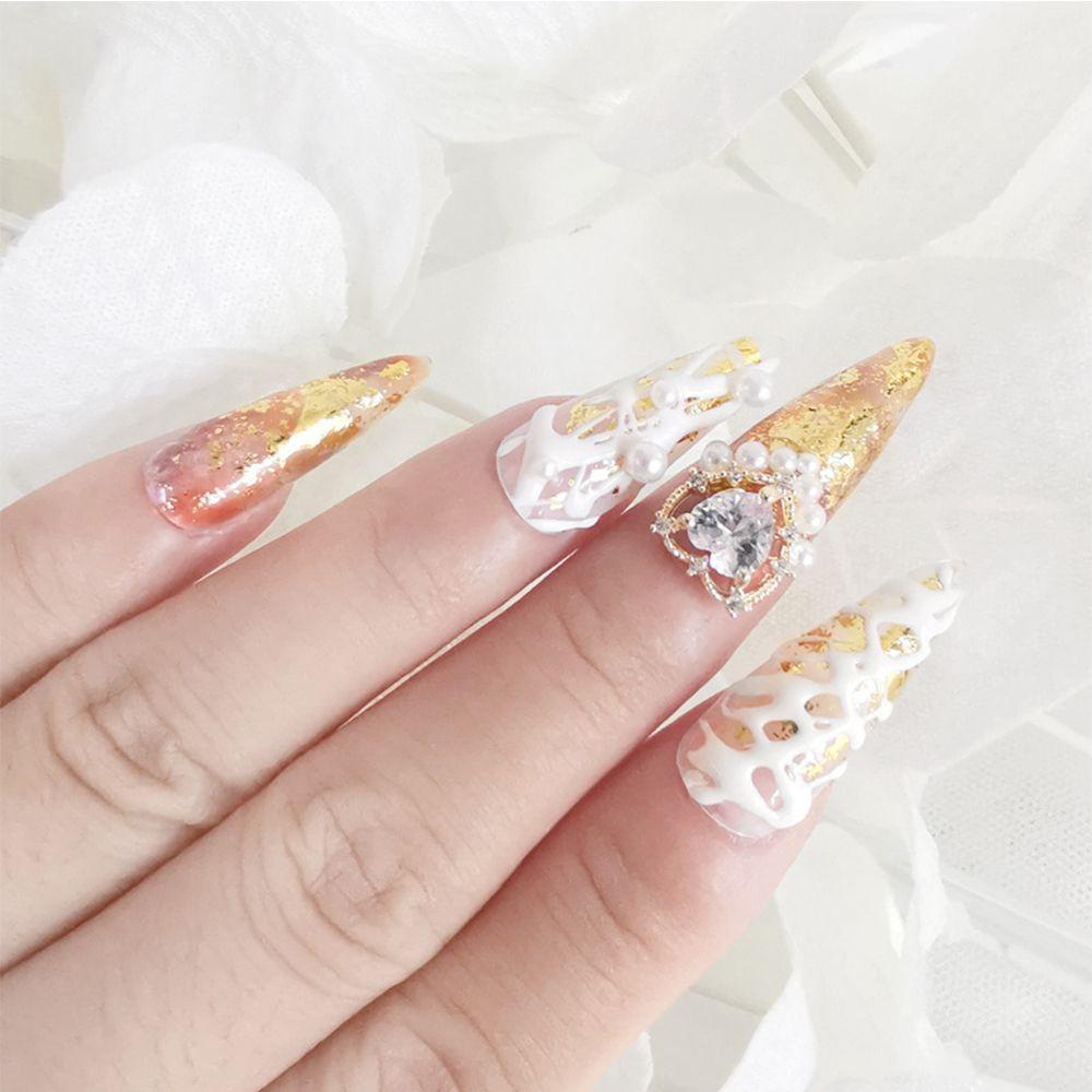 Preva Nail Art Berlian Imitasi Perlengkapan Kuku Pesona Kuku Berlian Kristal Hati Pencinta