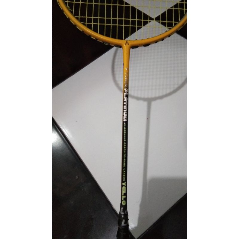 raket ashaway platinum series yellow original usa raket badminton raket bulutangkis