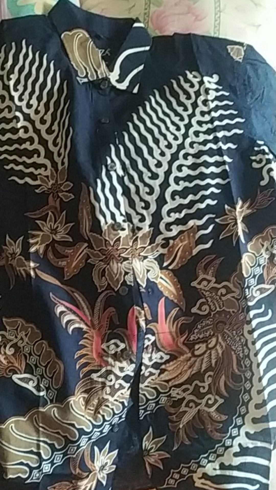 Odza Classic Baju Pria Batik Lengan Pendek Solo Slim Fit Katun 100% 40s Printing Modern