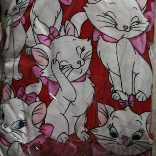 Sprei homemade  tinggi 20 motif kucing