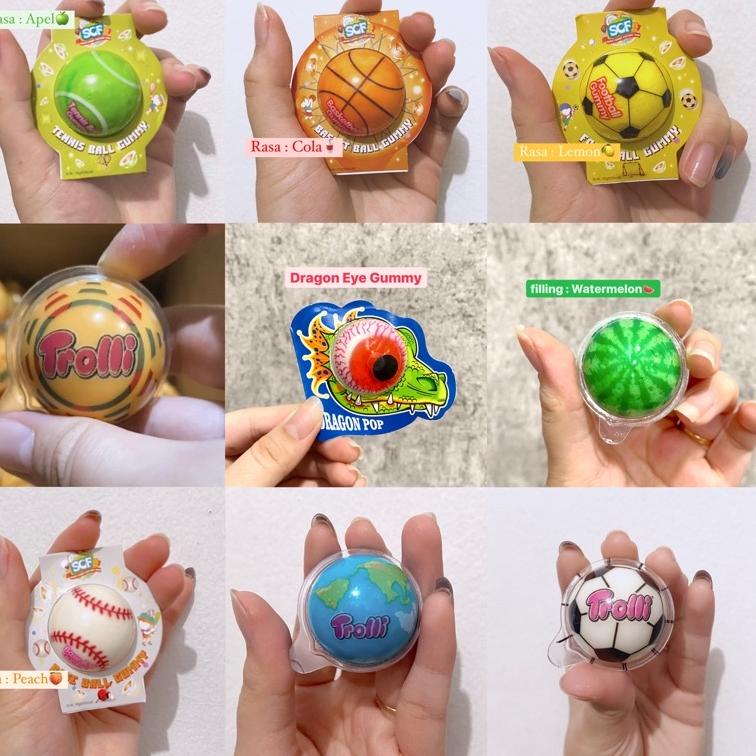 

(makv -28) ⚡COD⚡ Trolli HALAL Bola Mata Gummy Buble Gum Korea Viral / Korea Trolly Gummy / EYES Gummy / trolli planet gummi Permen Karet Trolly / Permen Karet Dunia / Peremen Karet Viral Korea Permen Karet Bola Mata / Peremen Karet 887YGWI
