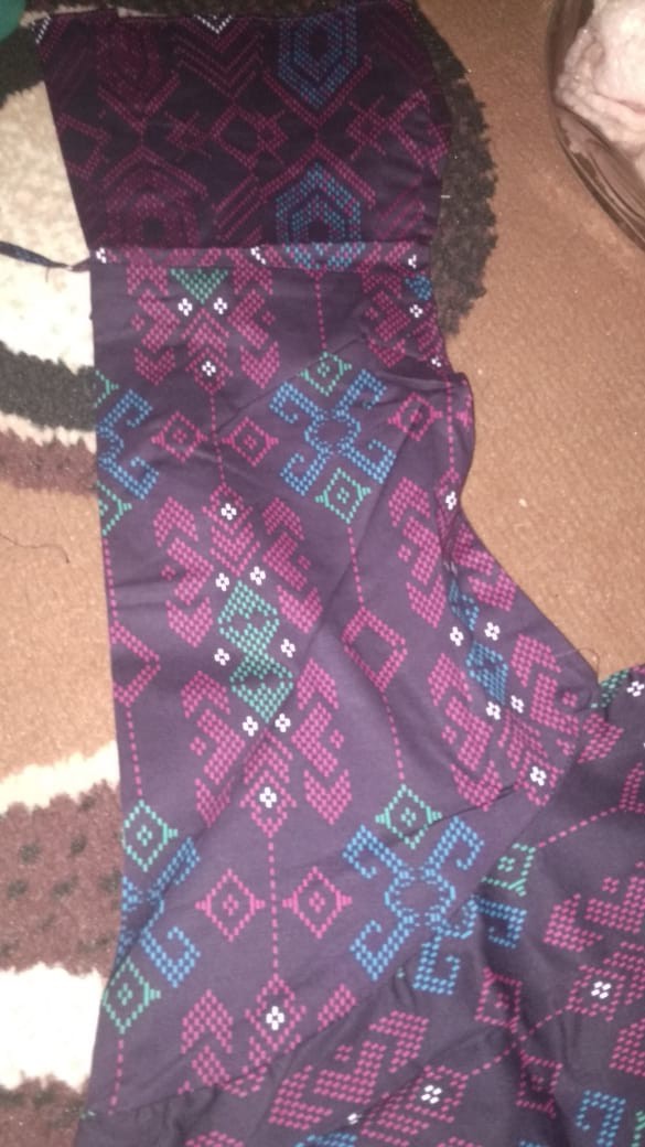 Couple Batik Modern Songket Slimfit Terlaris Ayah Anak Ibu