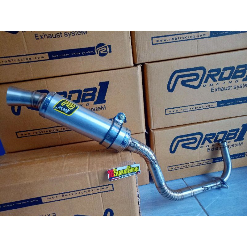 Knalpot Rob1 Beat Scoopy Vario110 Karbu Injeksi Drag DB17 Original KNALPOT ROB1 BEAT SCOOPY VARIO110