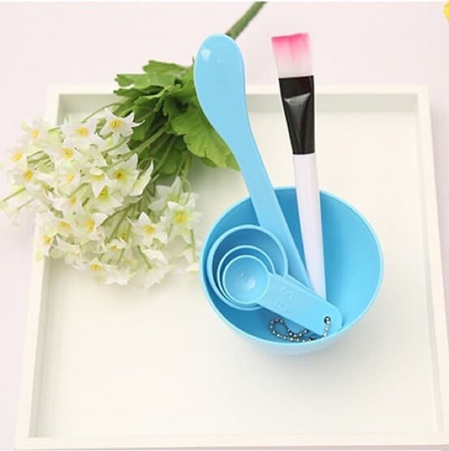 MANGKOK PERACIK MASKER WAJAH DIY 4 IN 1 / MASK BOWL TOOL TEMPAT MASKER