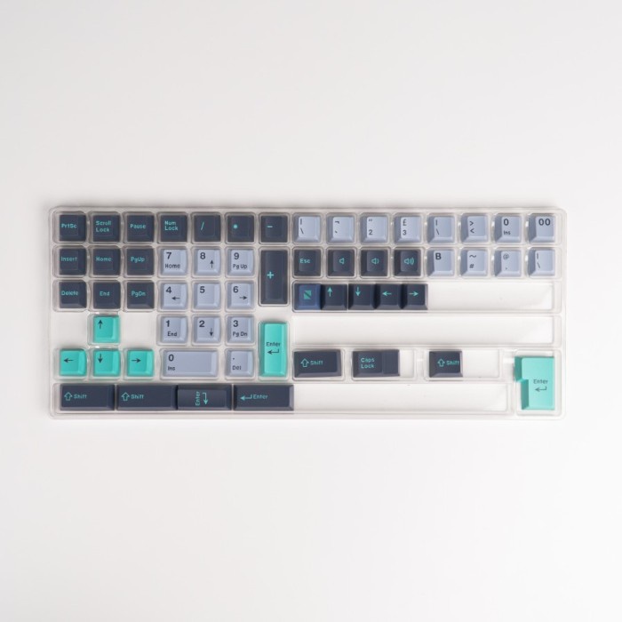 Noir Luminous Keycaps PBT Doubleshot Cherry Profile Keycap Set